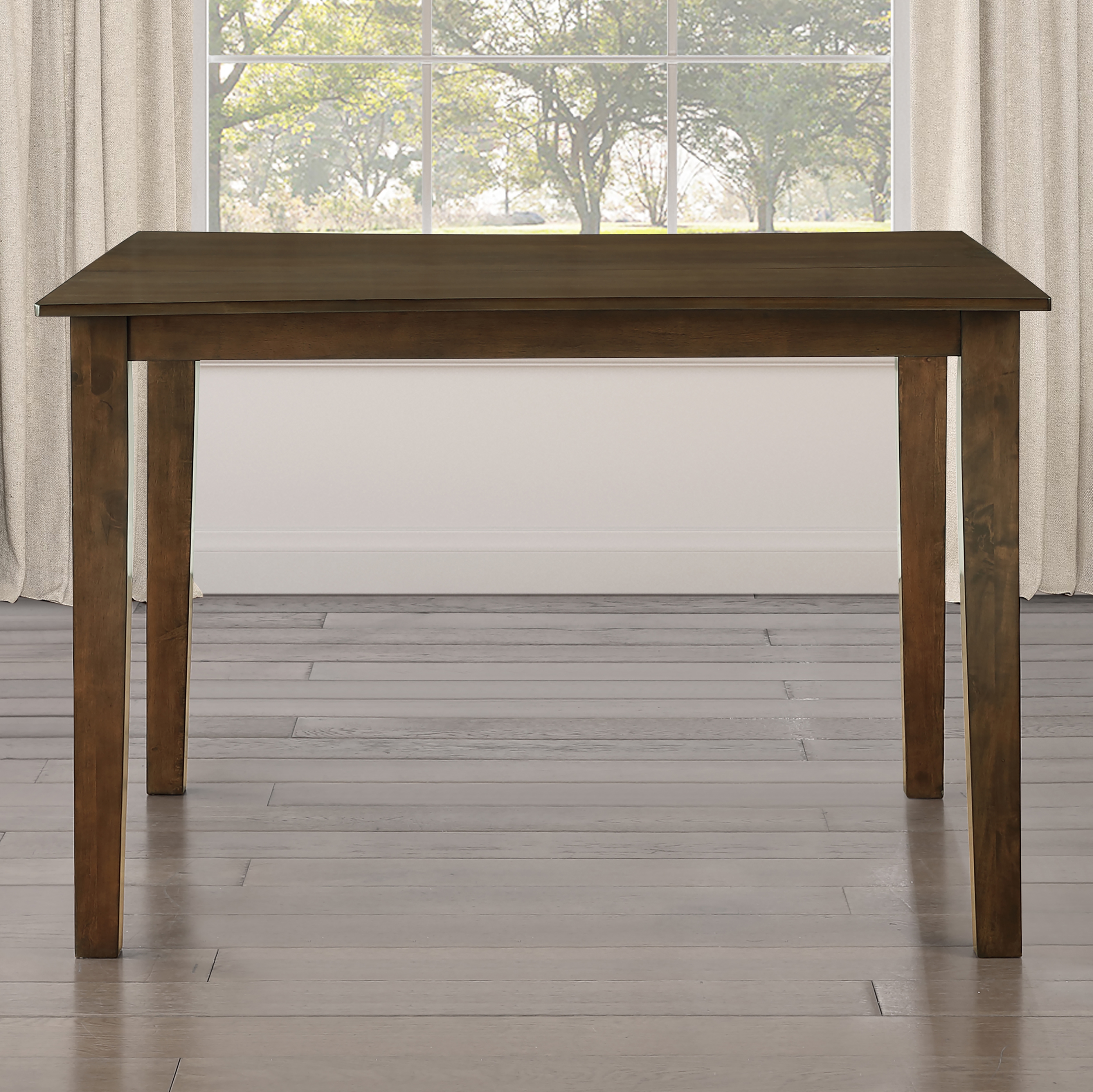 7-pc. Counter Set w/Slat-Back Stools