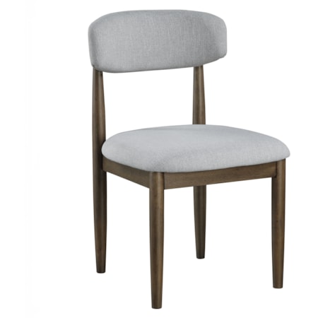 Open-Back Side Chair w/Tapered Frame