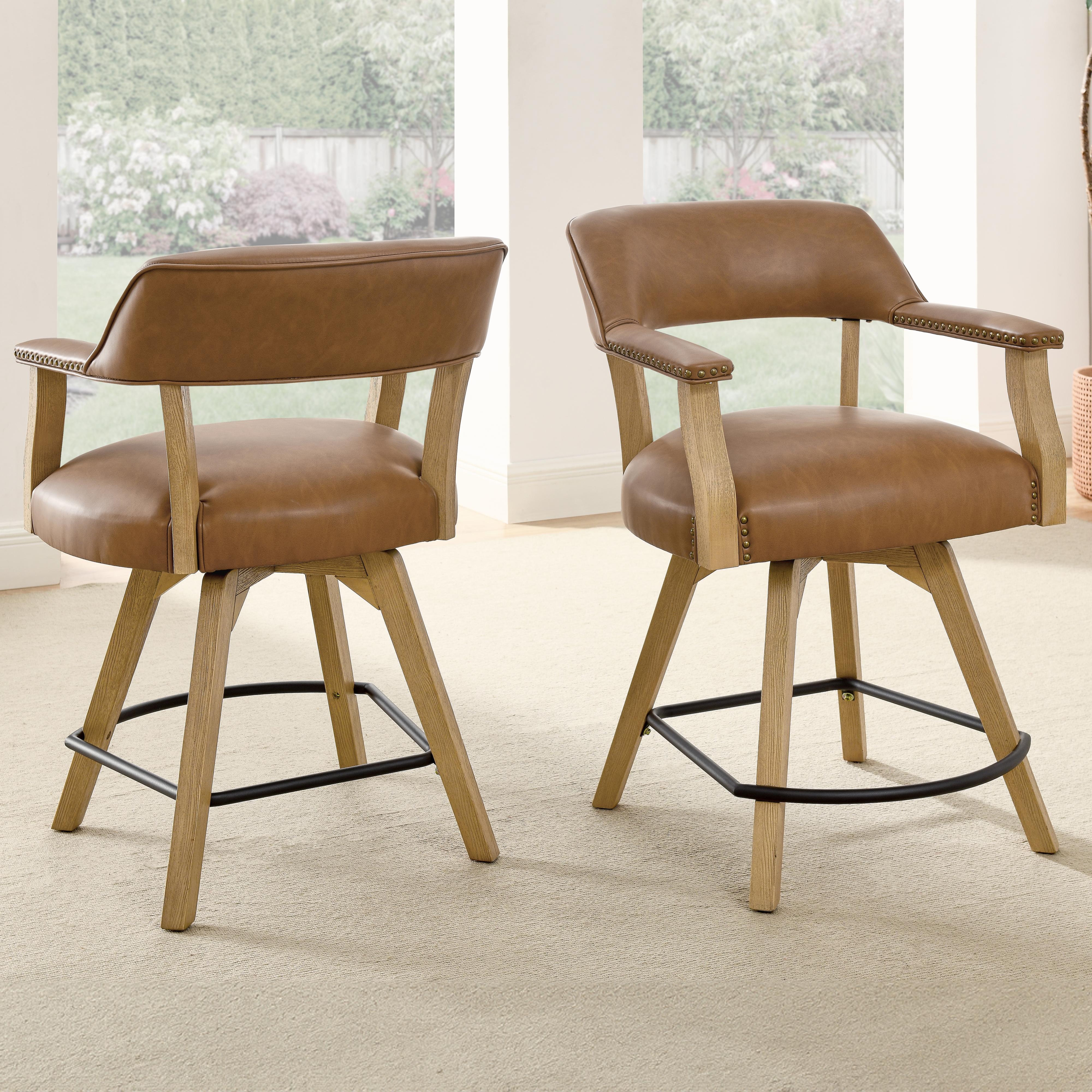 Steve Silver Rylie Counter Height Arm Chair