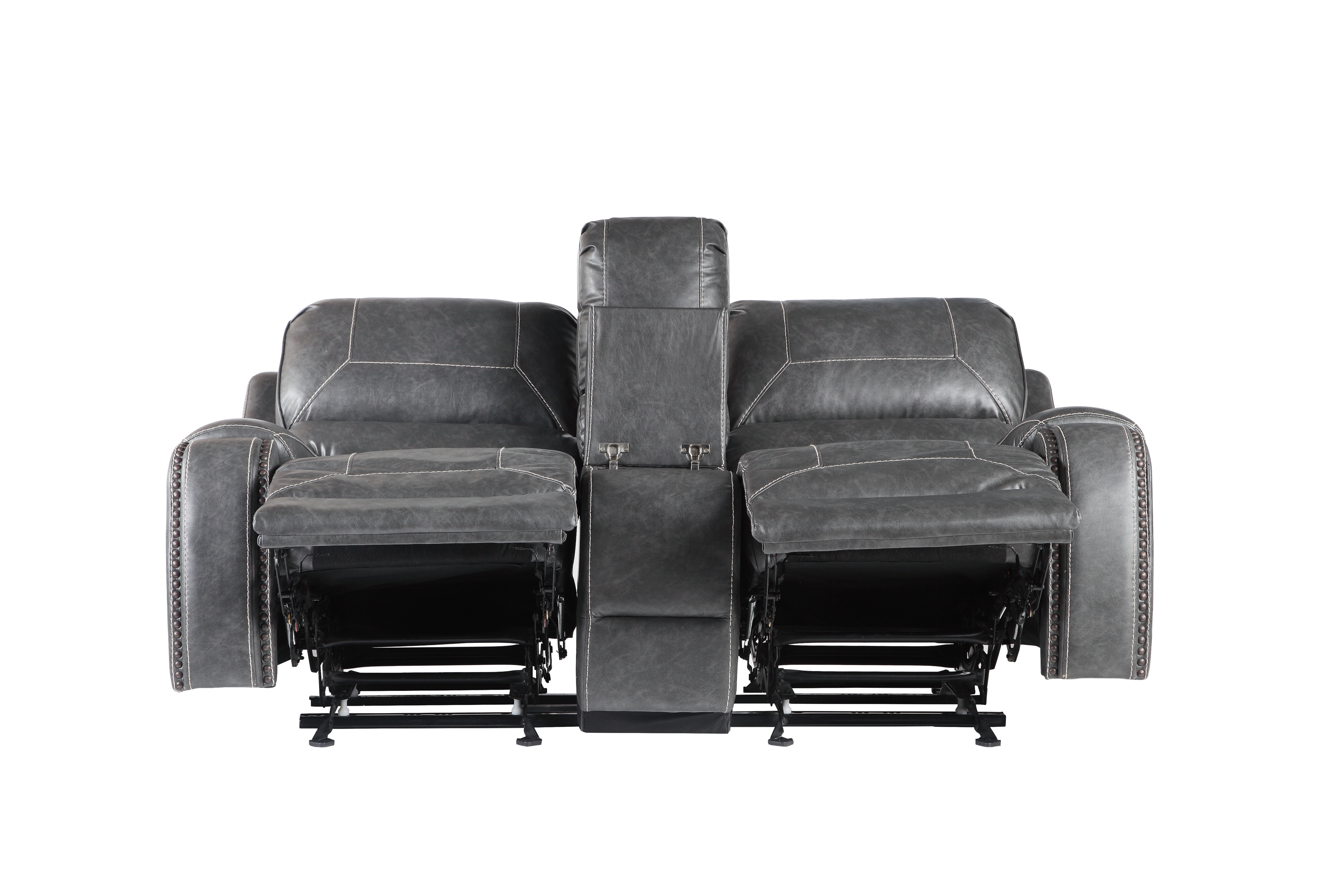 Manual Motion Glider Recliner Loveseat