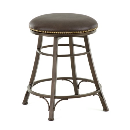 Backless Swivel Counter Chair