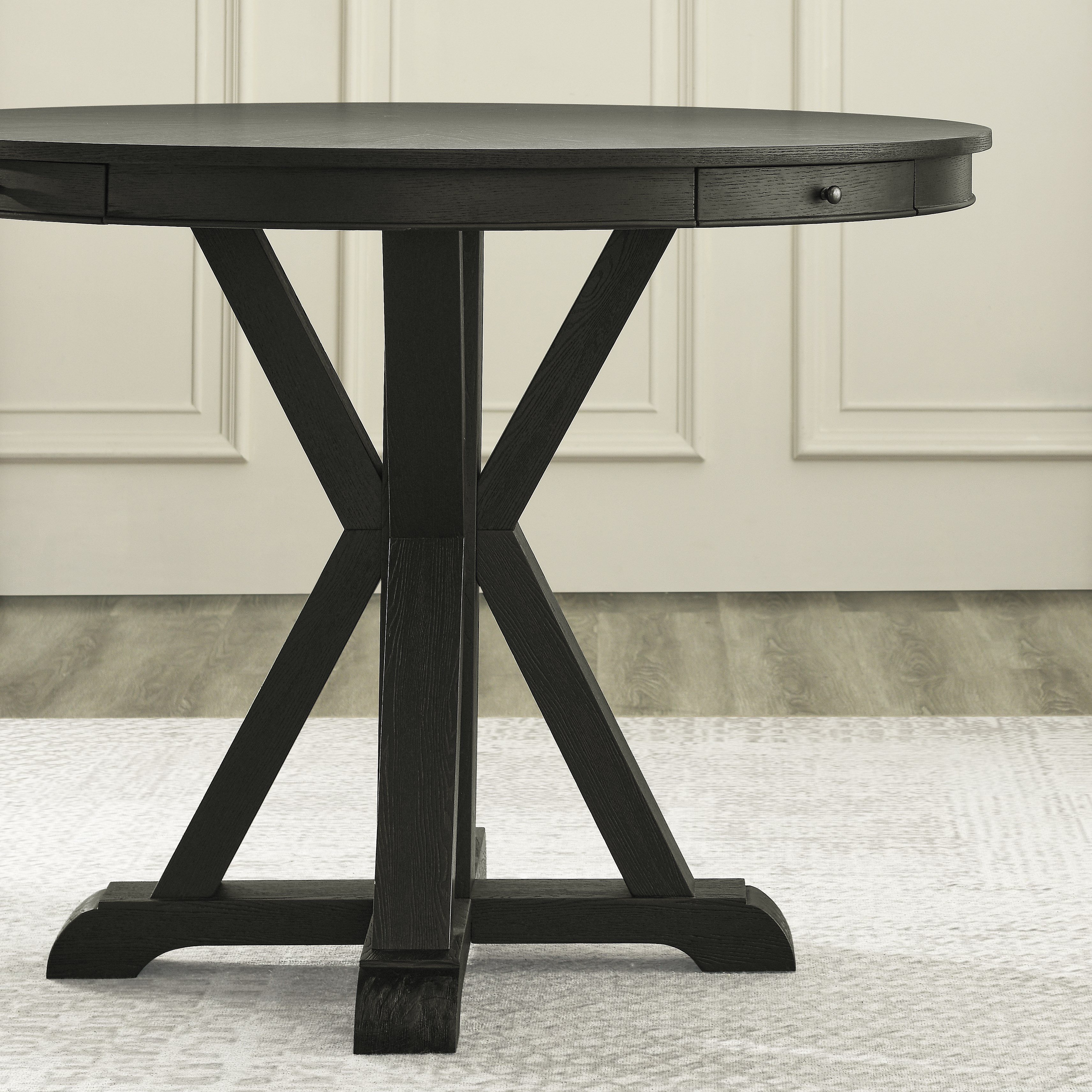 Steve Silver Rylie 5-Piece Counter Dining Set, Black
