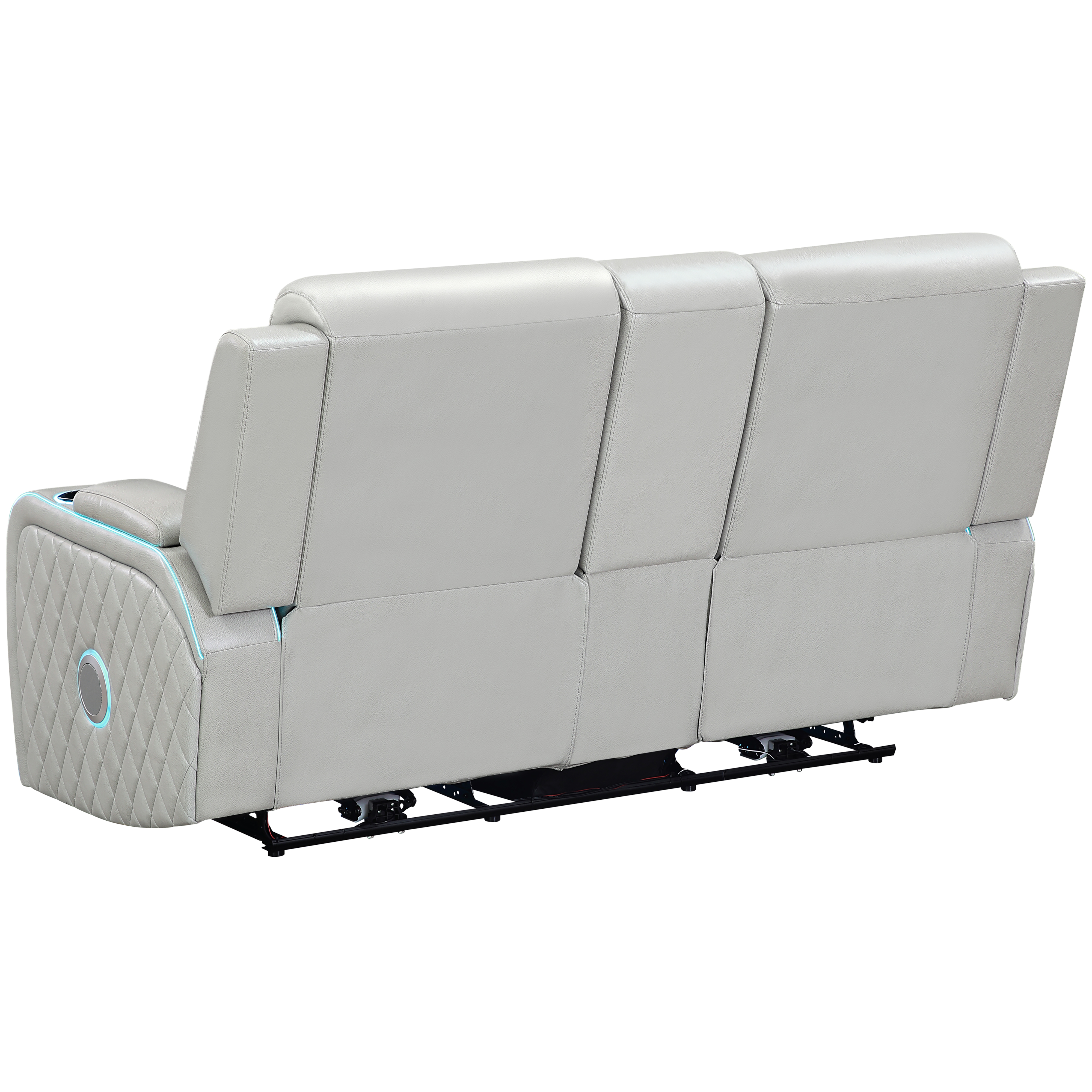 Power-Reclining Console Loveseat w/Speakers