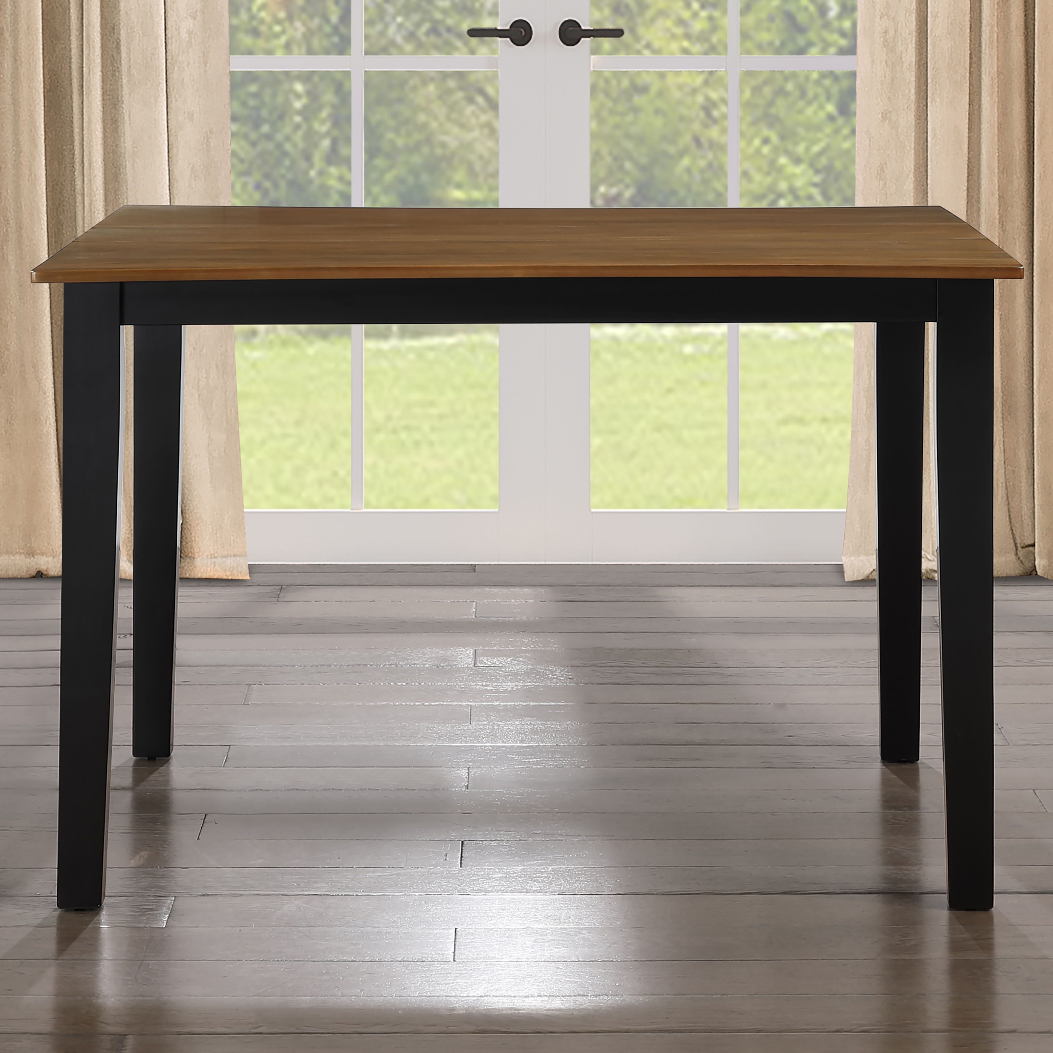 7-pc. Counter Set w/Slat-Back Stools