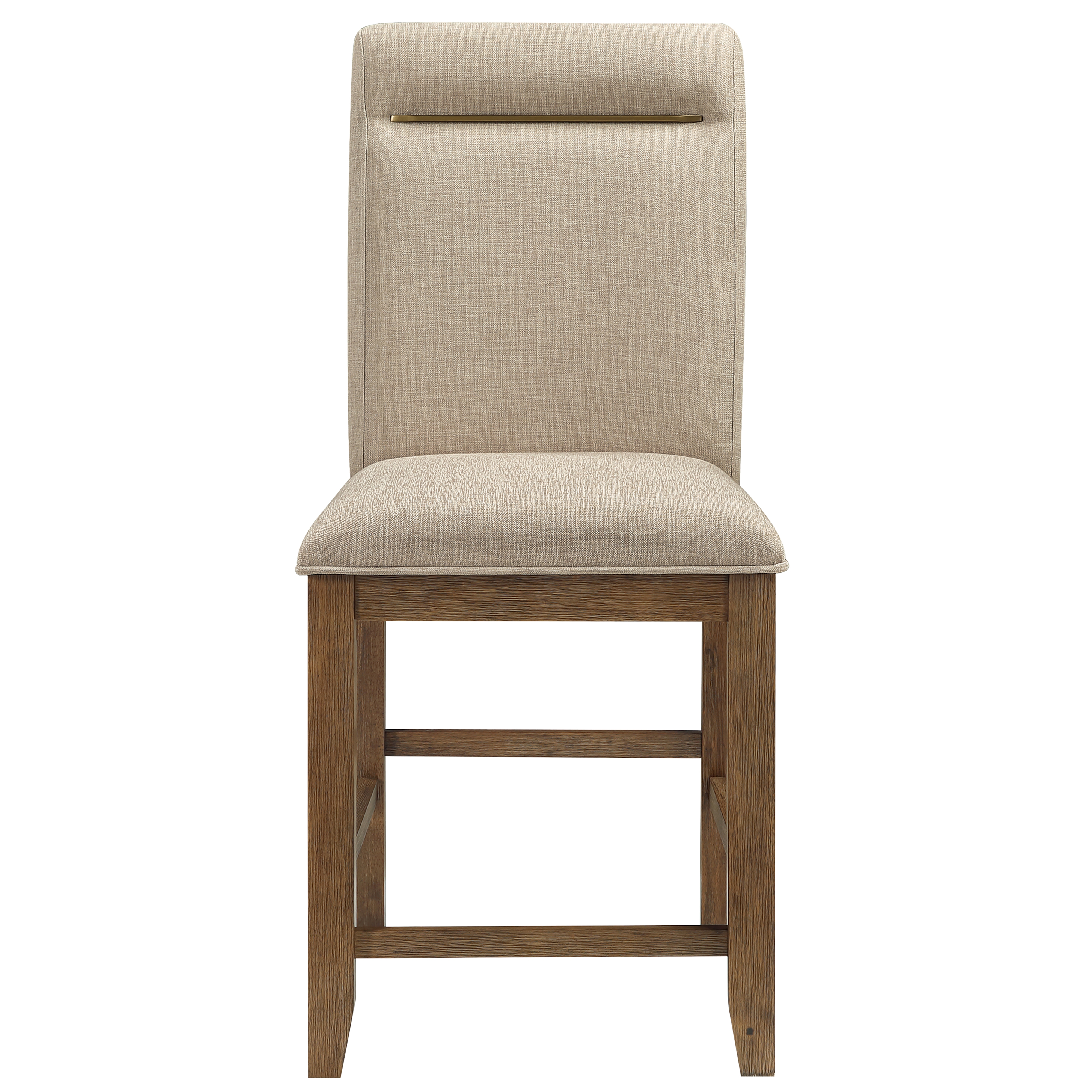 Upholstered Full-Back Counter Stool