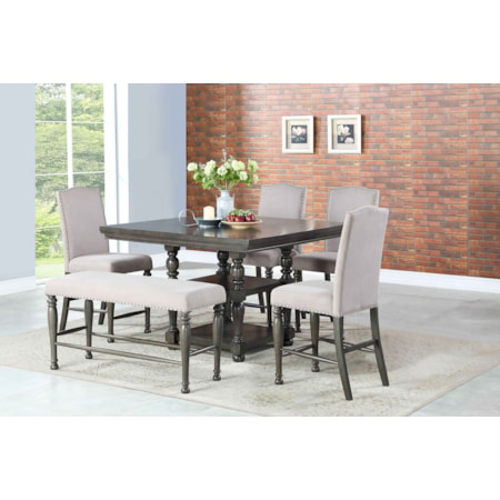 7-Piece Counter-Height Dining Set