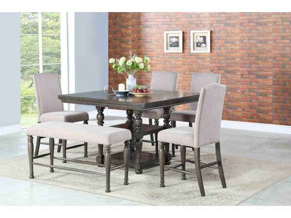 7-Piece Counter-Height Dining Set