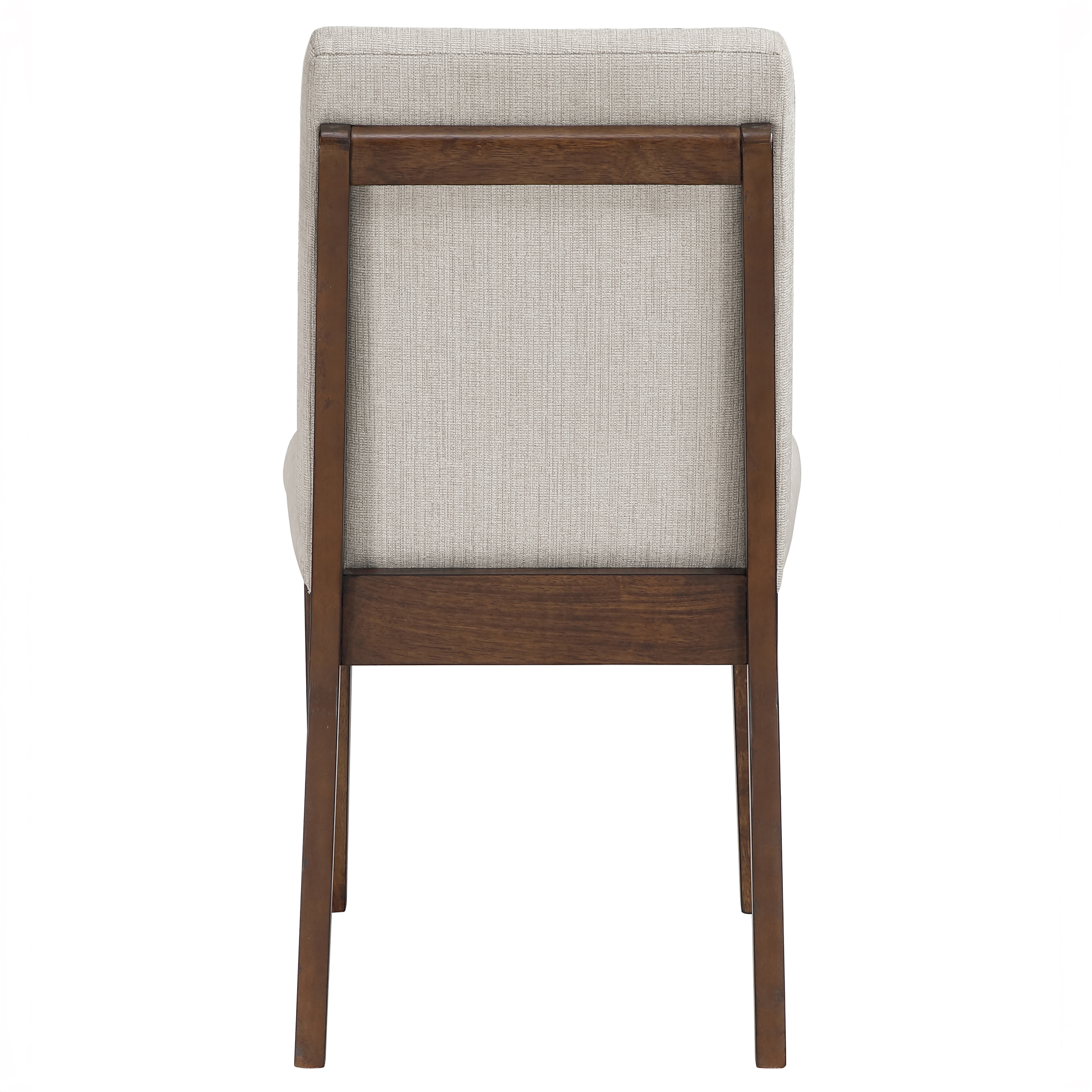 Upholstered Side Chair w/Wood-Trim Back