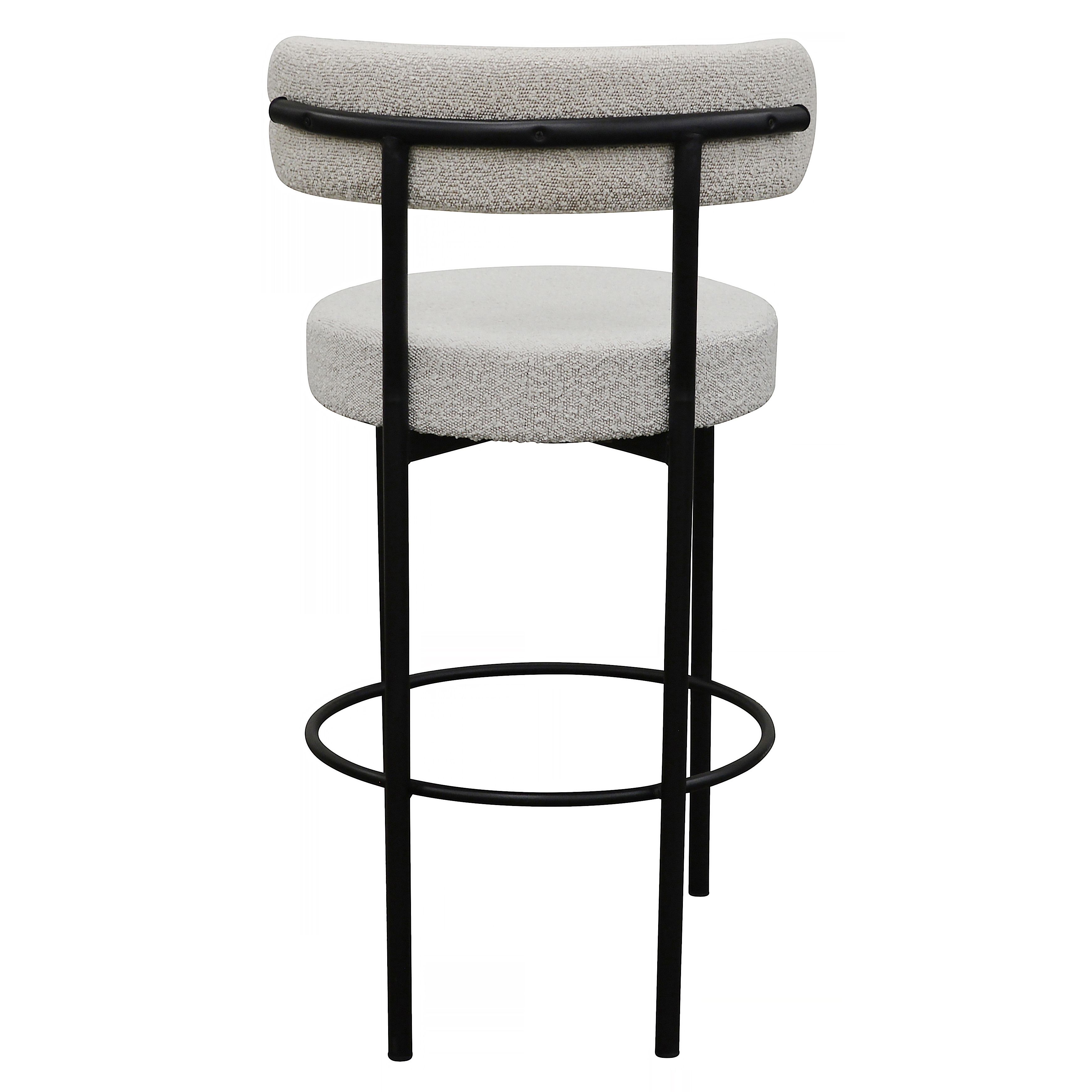 Upholstered Bar Chair w/Ergonomic Back