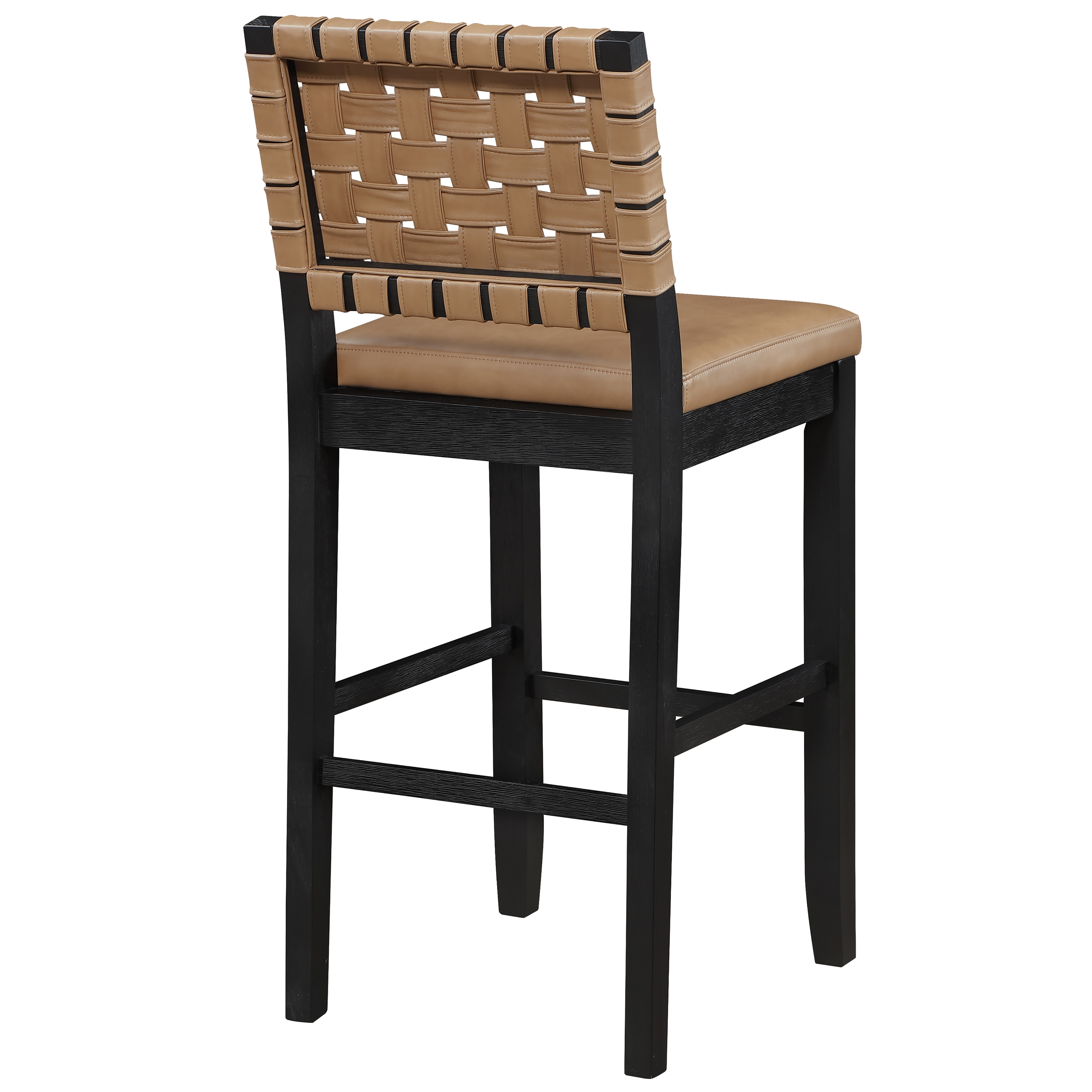 Steve Silver Reid Upholstered Webbed-Back Bar Chair