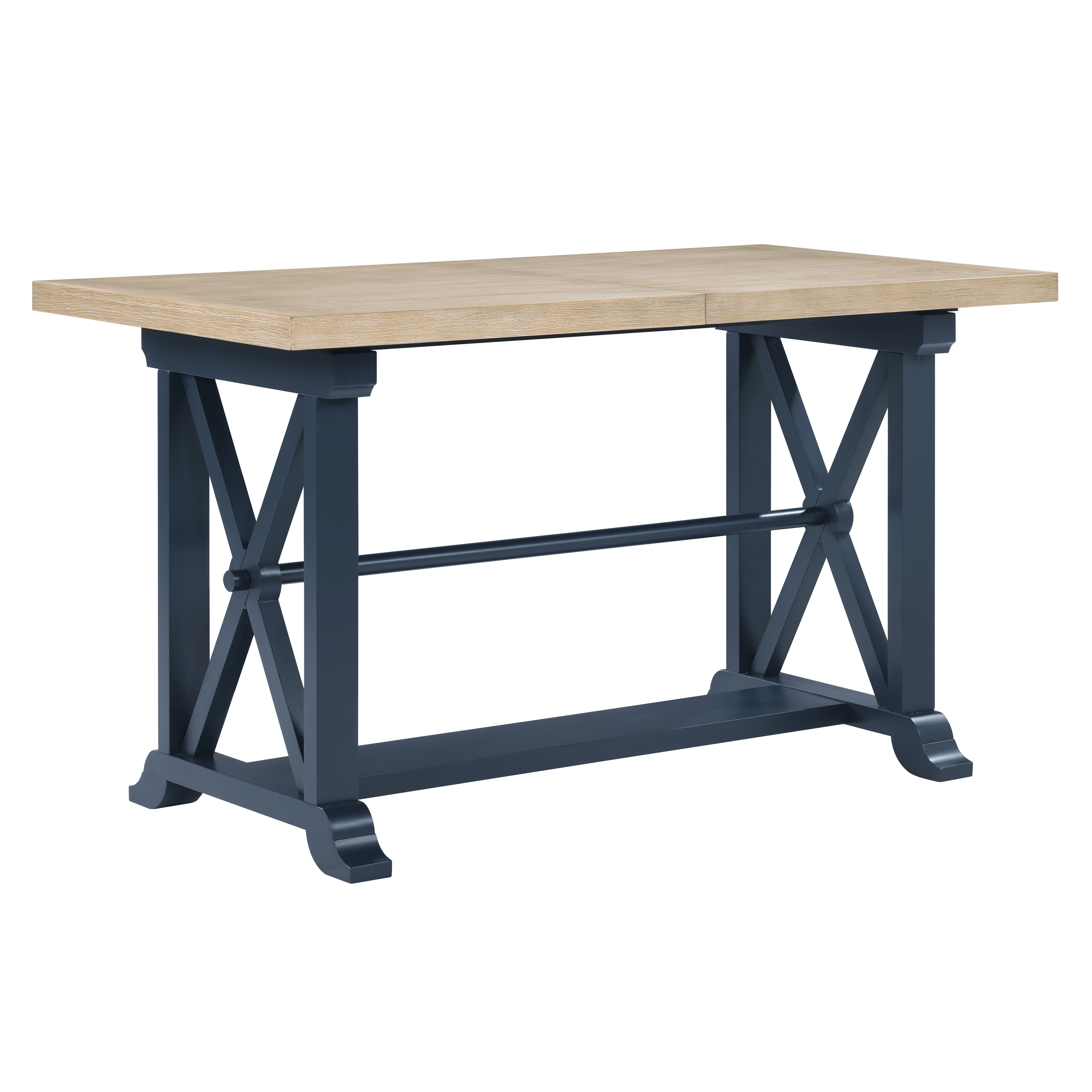 64" Ext. Counter Table w/Trestle Base
