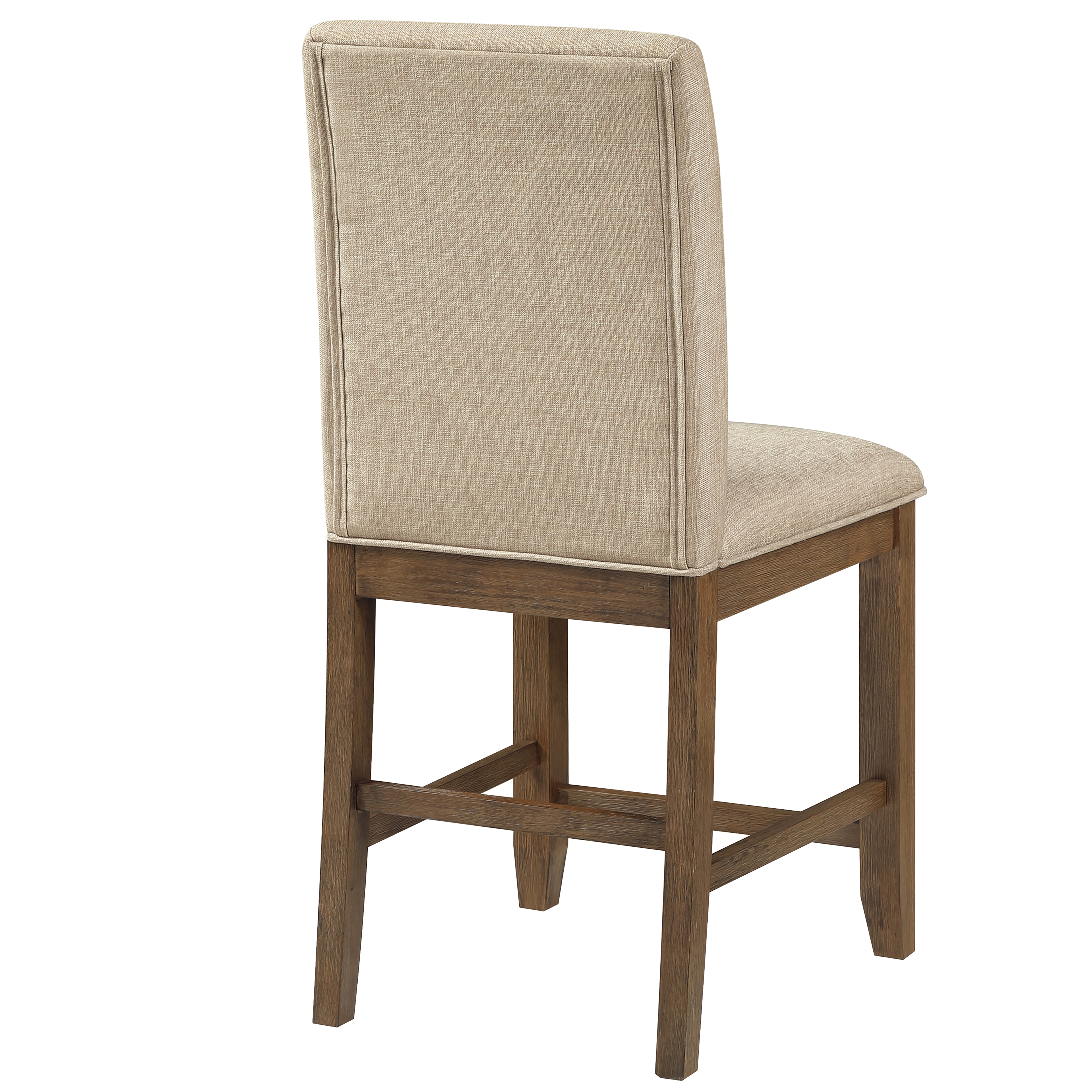 Upholstered Full-Back Counter Stool