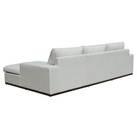 2-Piece Outdoor Chaise Sofa