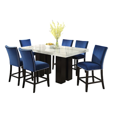 7-Piece Counter Height Dining Set