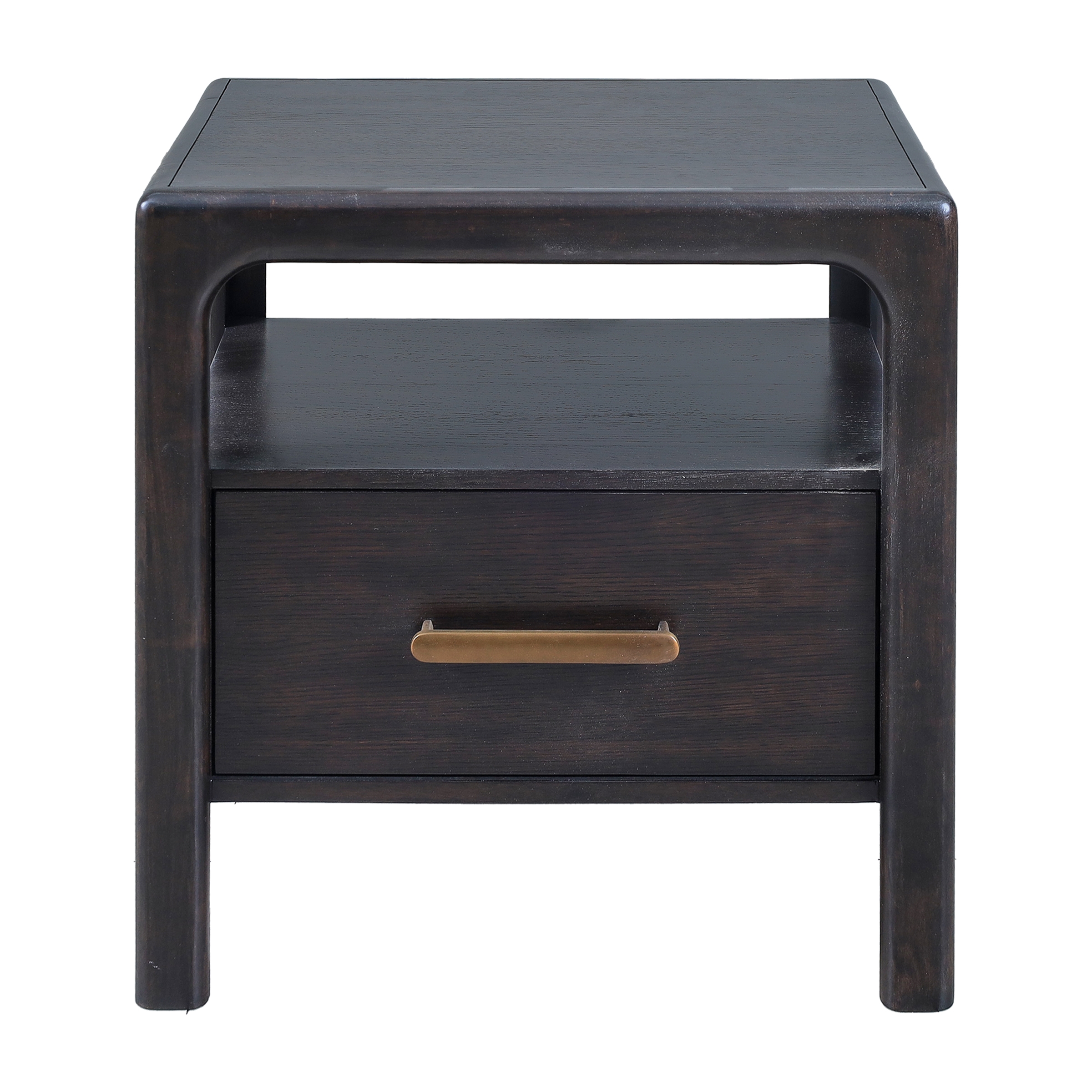 Steve Silver Sigmund 1-Drawer Nightstand w/Open Shelf
