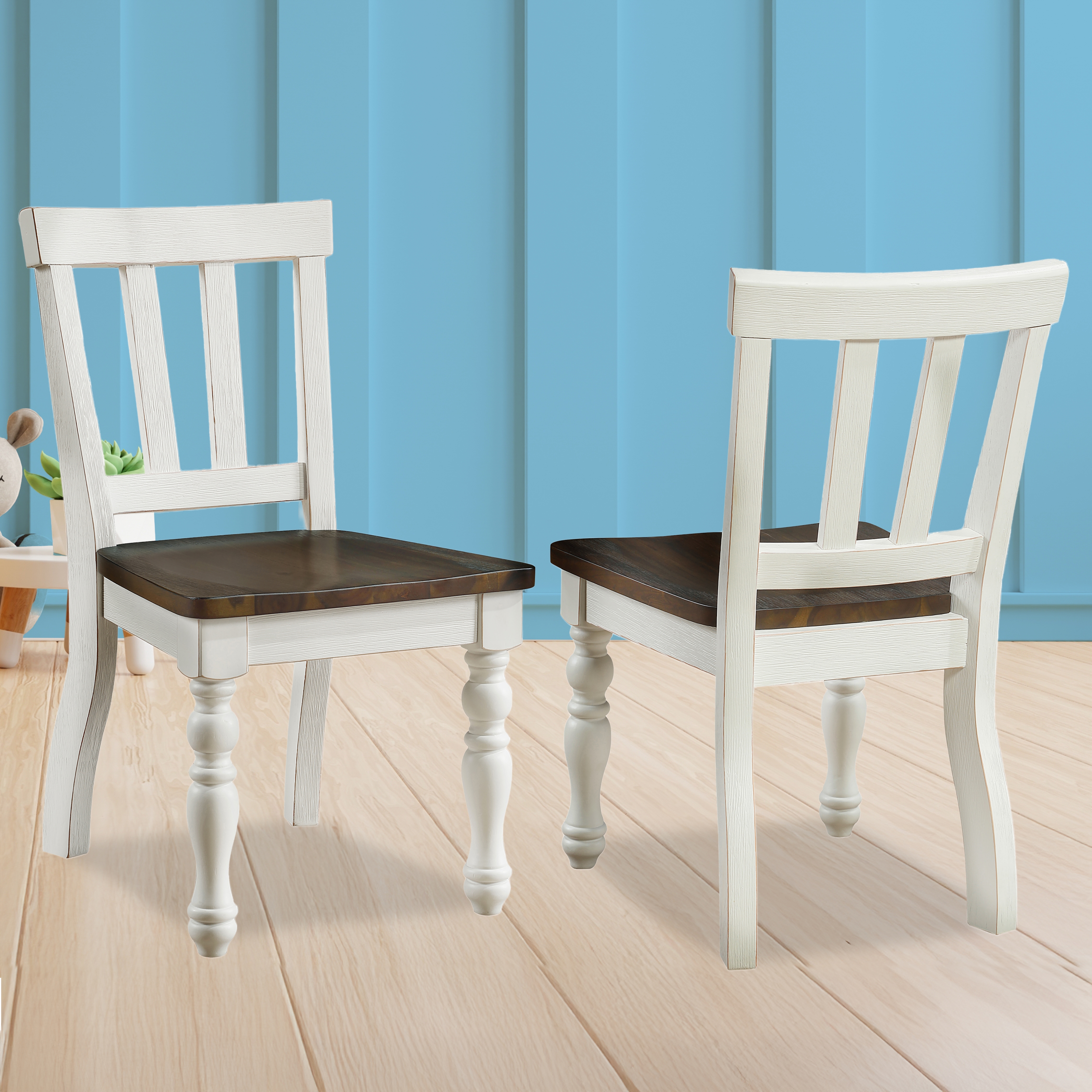 Steve Silver Joanna Joanna Kids 3Pc Dining Set, Ivory And Mo