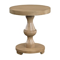 Dory Farmhouse Round End Table