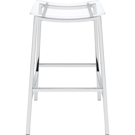 ZENITH ACRYLLIC CLEAR BAR STOOL |