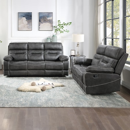 2-Piece Manual Reclining Living Set