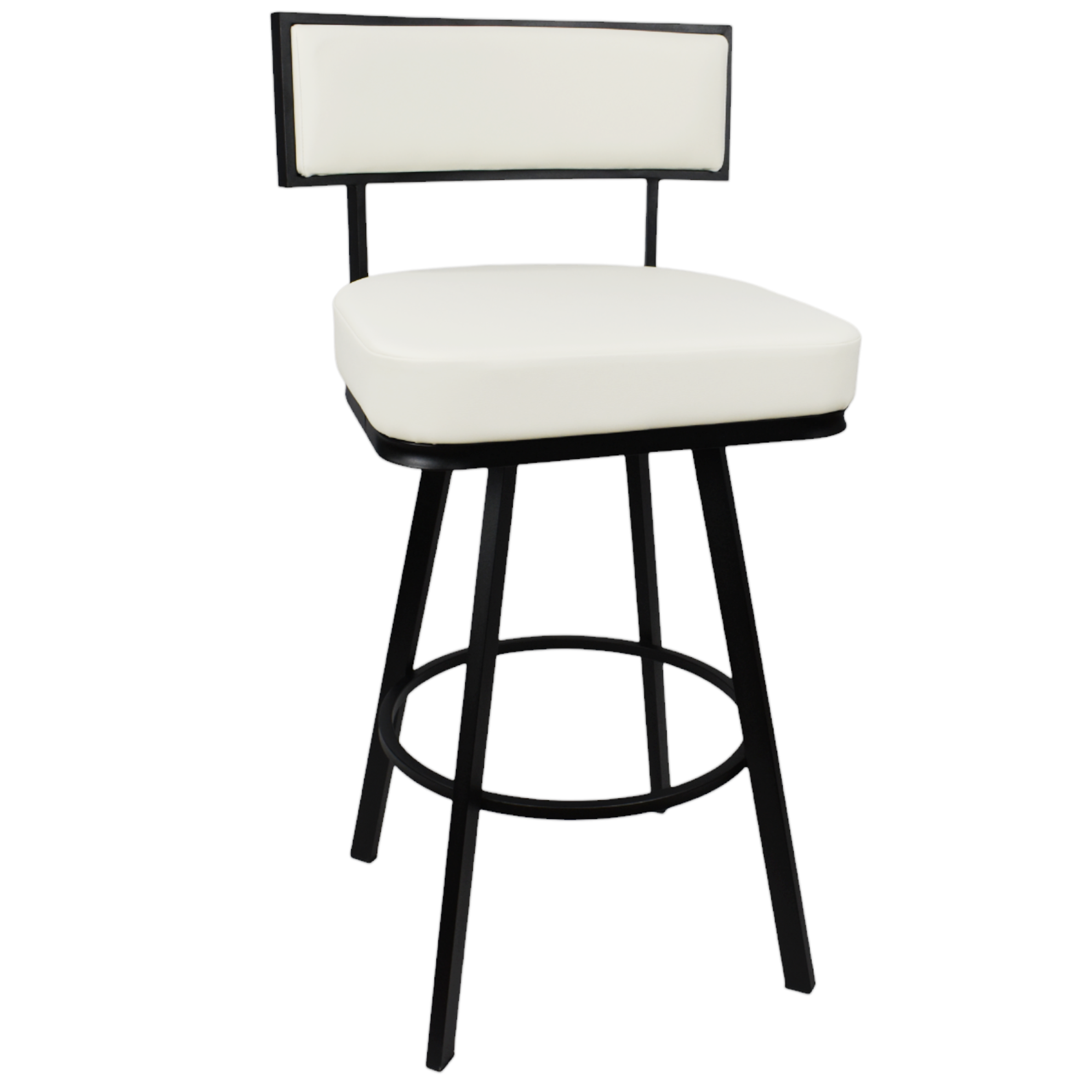 Upholstered Bar Chair w/360-Degree Swivel
