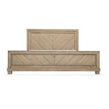 Montana Rustic King Panel Bed - Sand