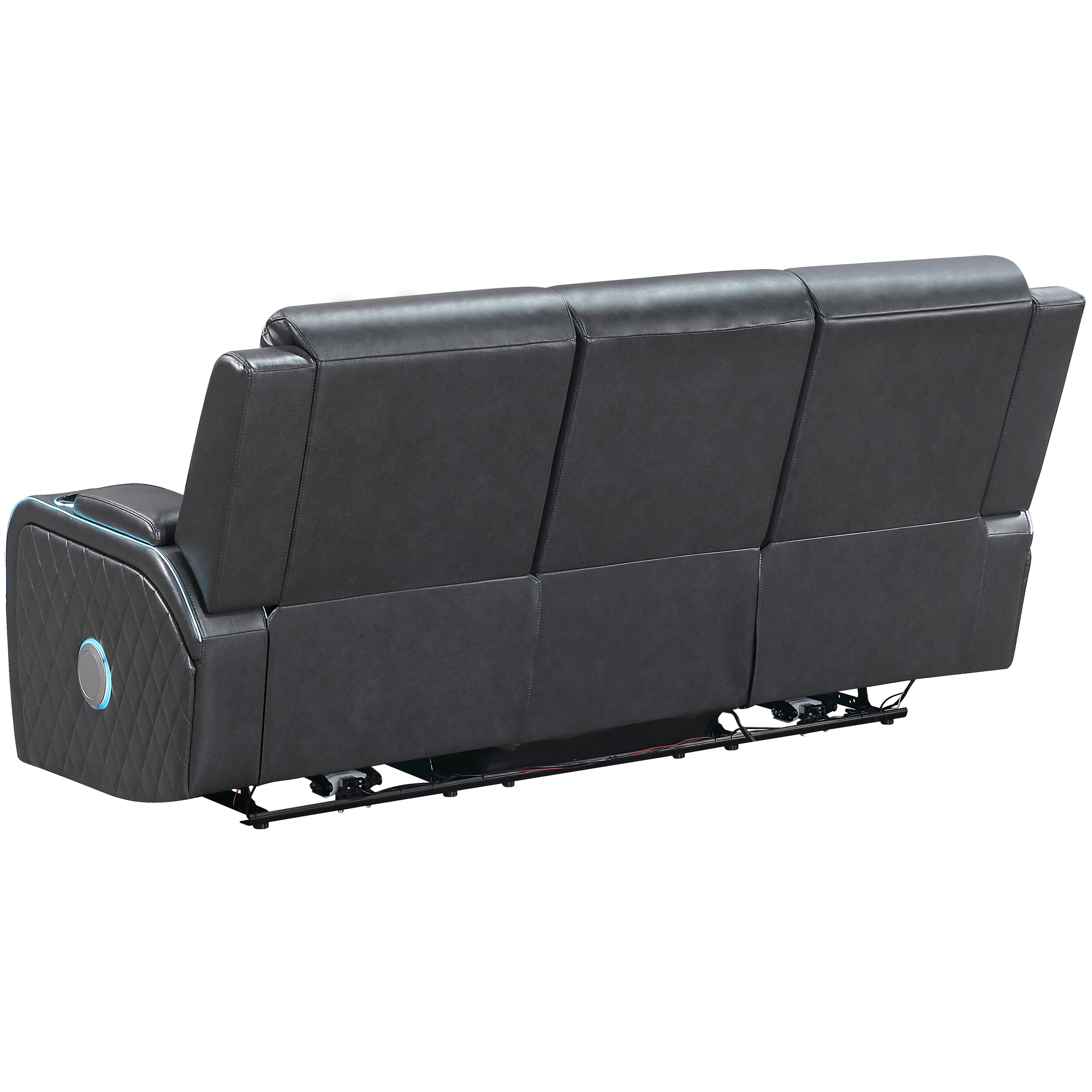 Power Reclining Sofa w/Soft Ambient Lighting