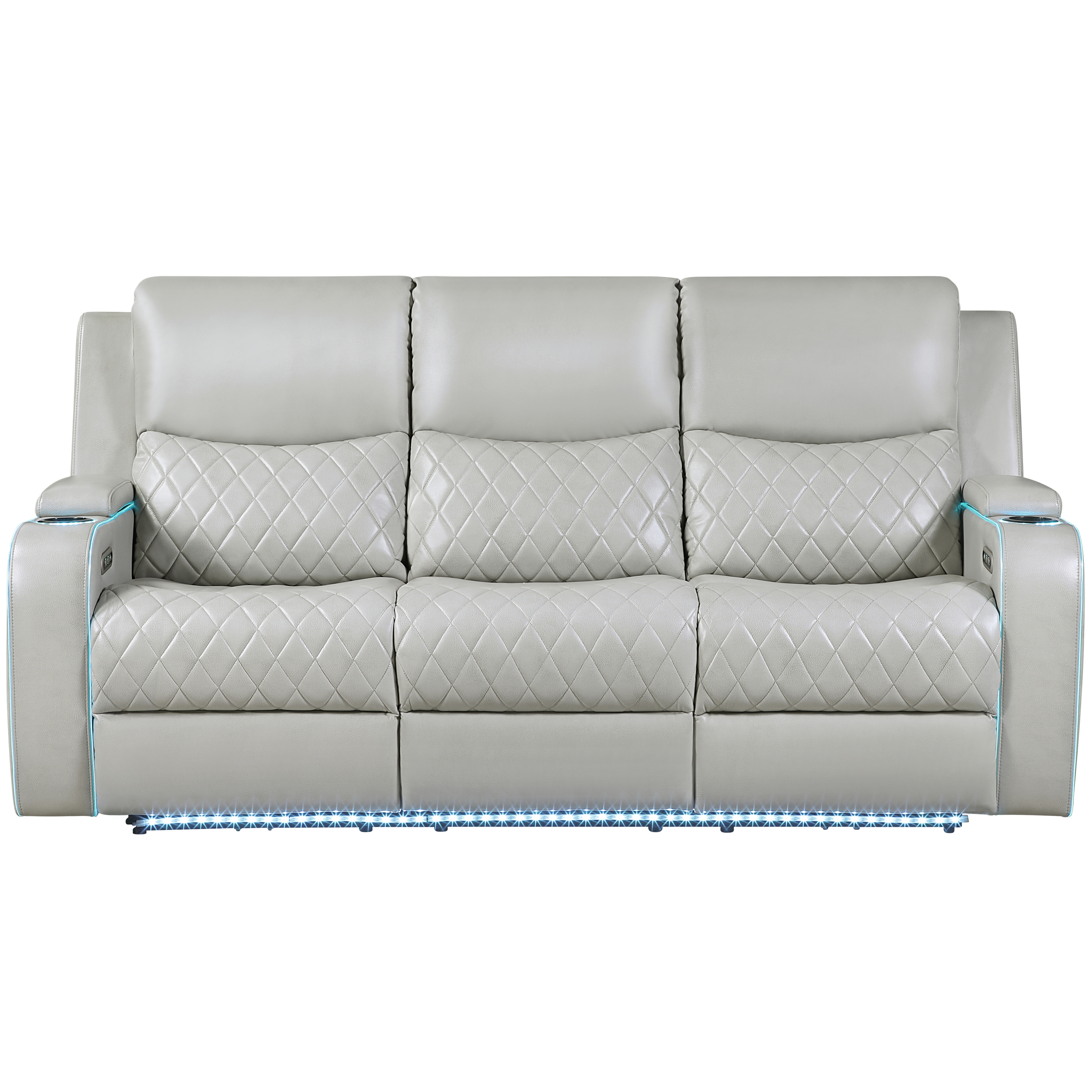 Power Reclining Sofa w/Ambient Lighting