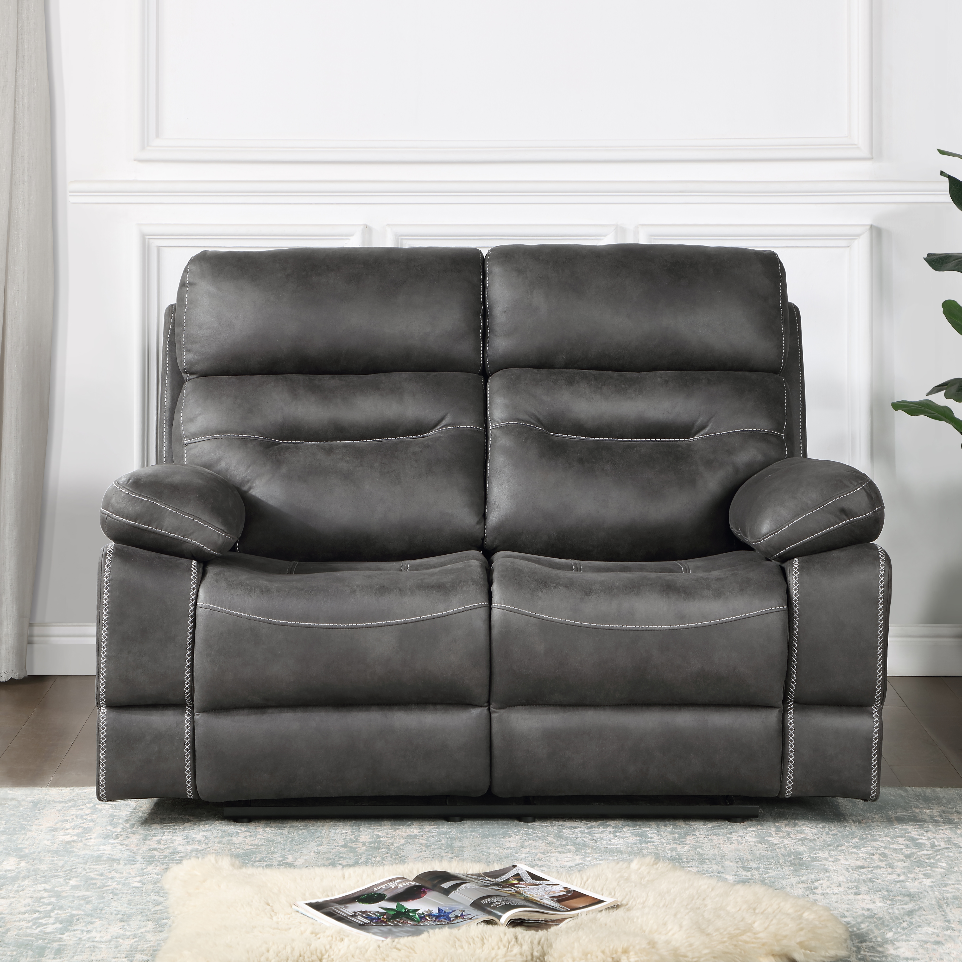 Steve Silver Rudger Manual Reclining Loveseat
