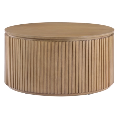 36" Round Coffee Table w/Casters