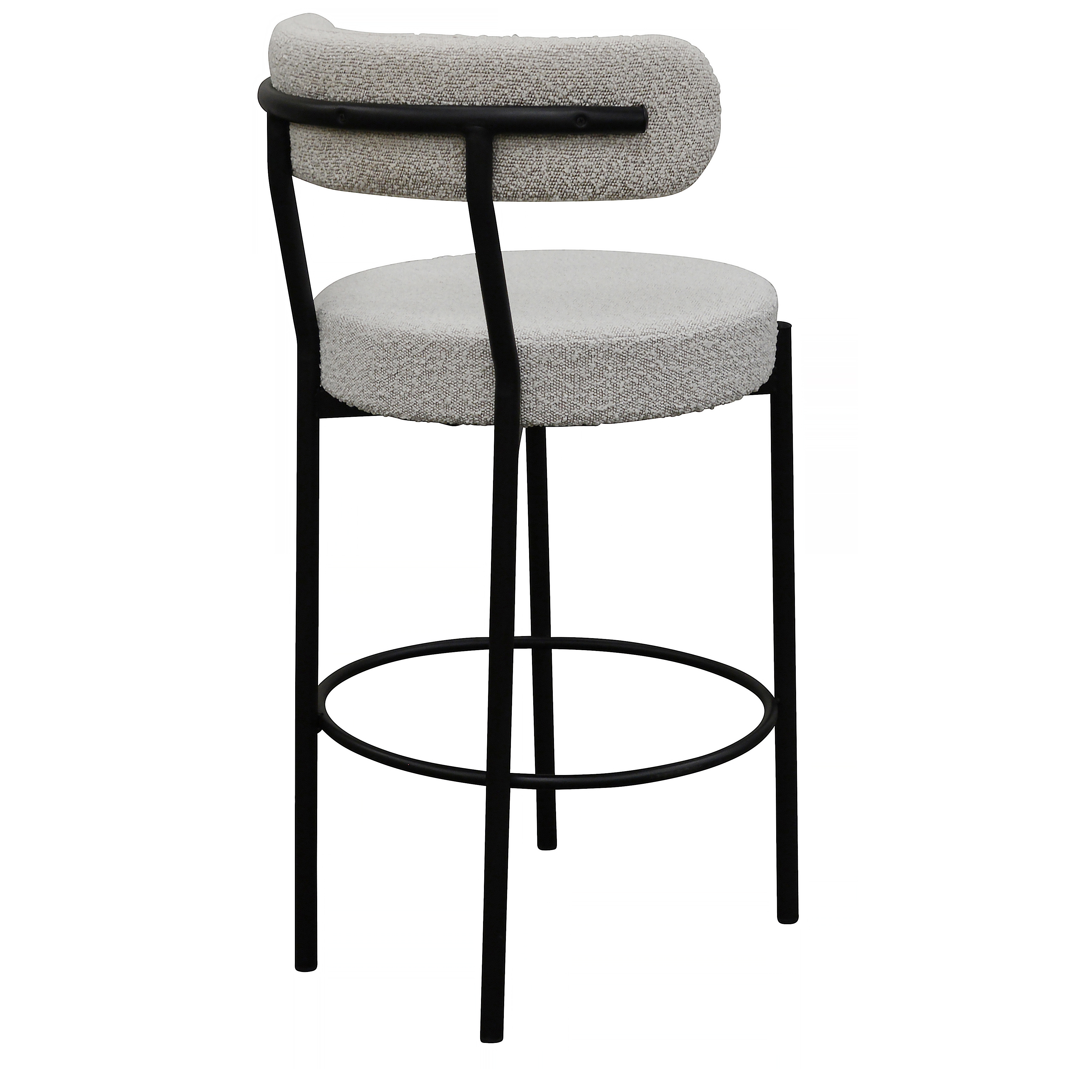 Upholstered Bar Chair w/Ergonomic Back