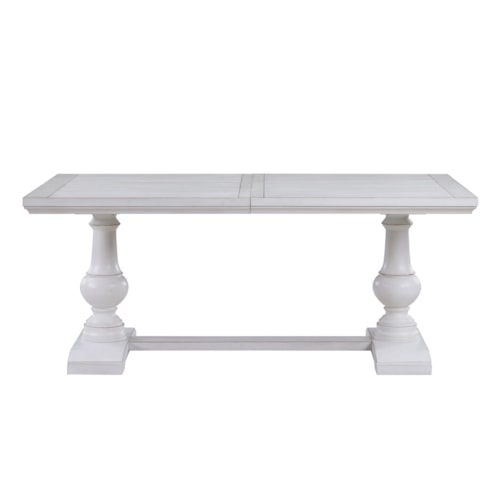 Transitional Dining Table with 18" Leaf