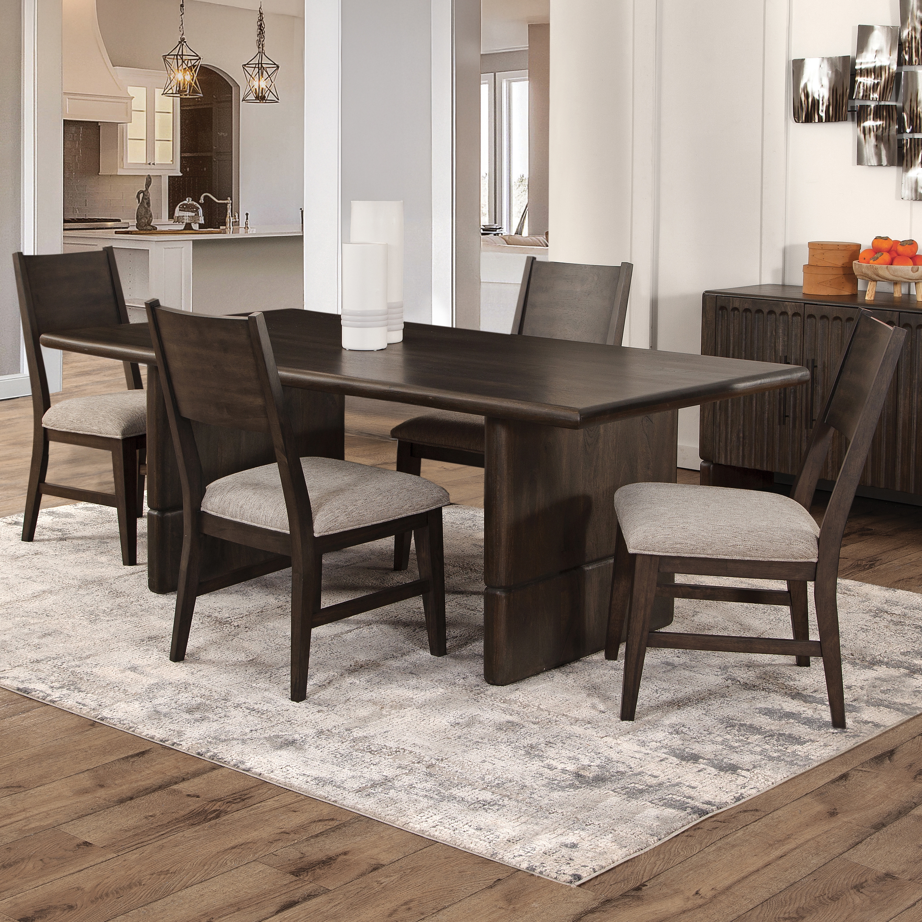 Norvell 5Pcs Dining Set (T+4S)