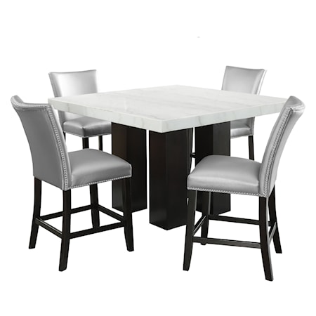 Square 5-Piece Counter Dining Set