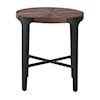 Prime Chevron Round End Table