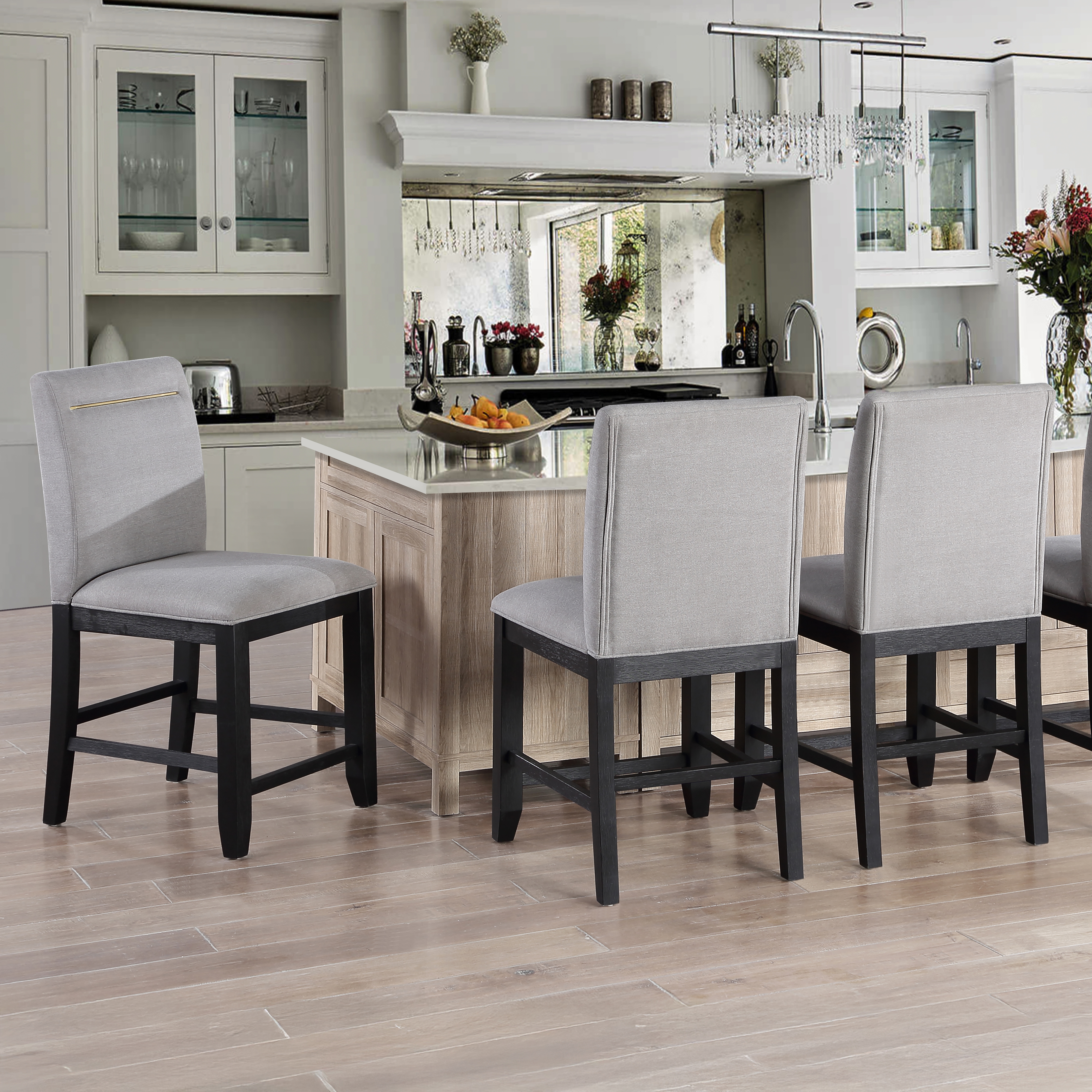 Steve Silver Yves Upholstered Bar Stool