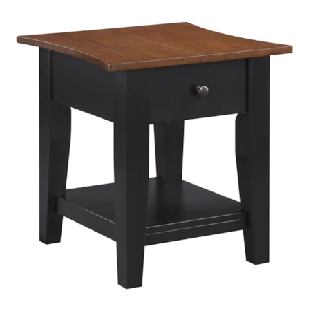 Single-Drawer End Table
