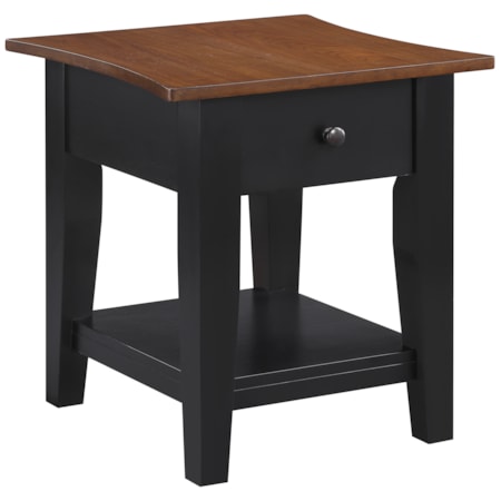 Single-Drawer End Table