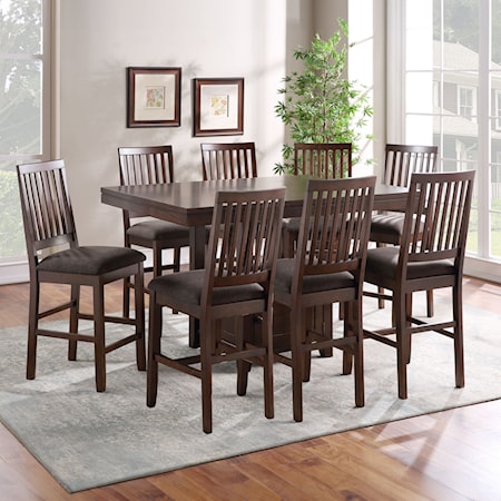 9-Piece Counter-Height Dining Set