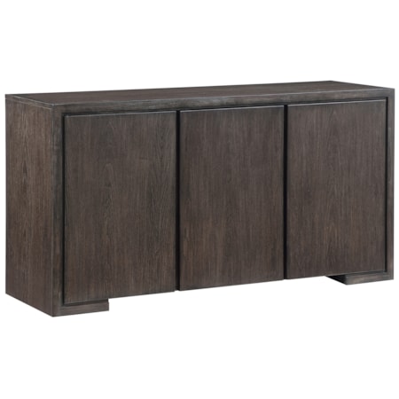 3-Door Server w/Adjustable Shelves