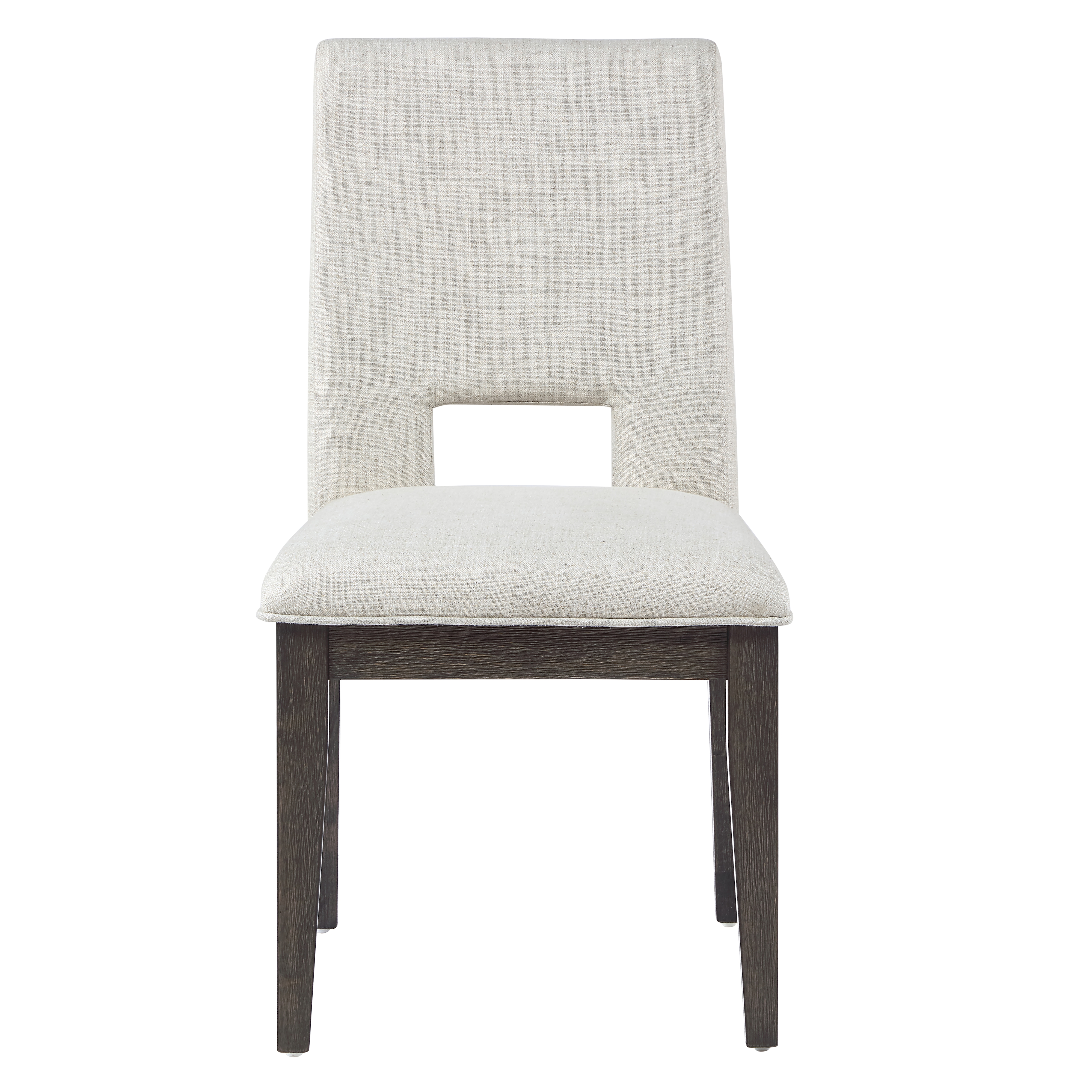 Velvet Upholstered Side Chair w/Escape Back