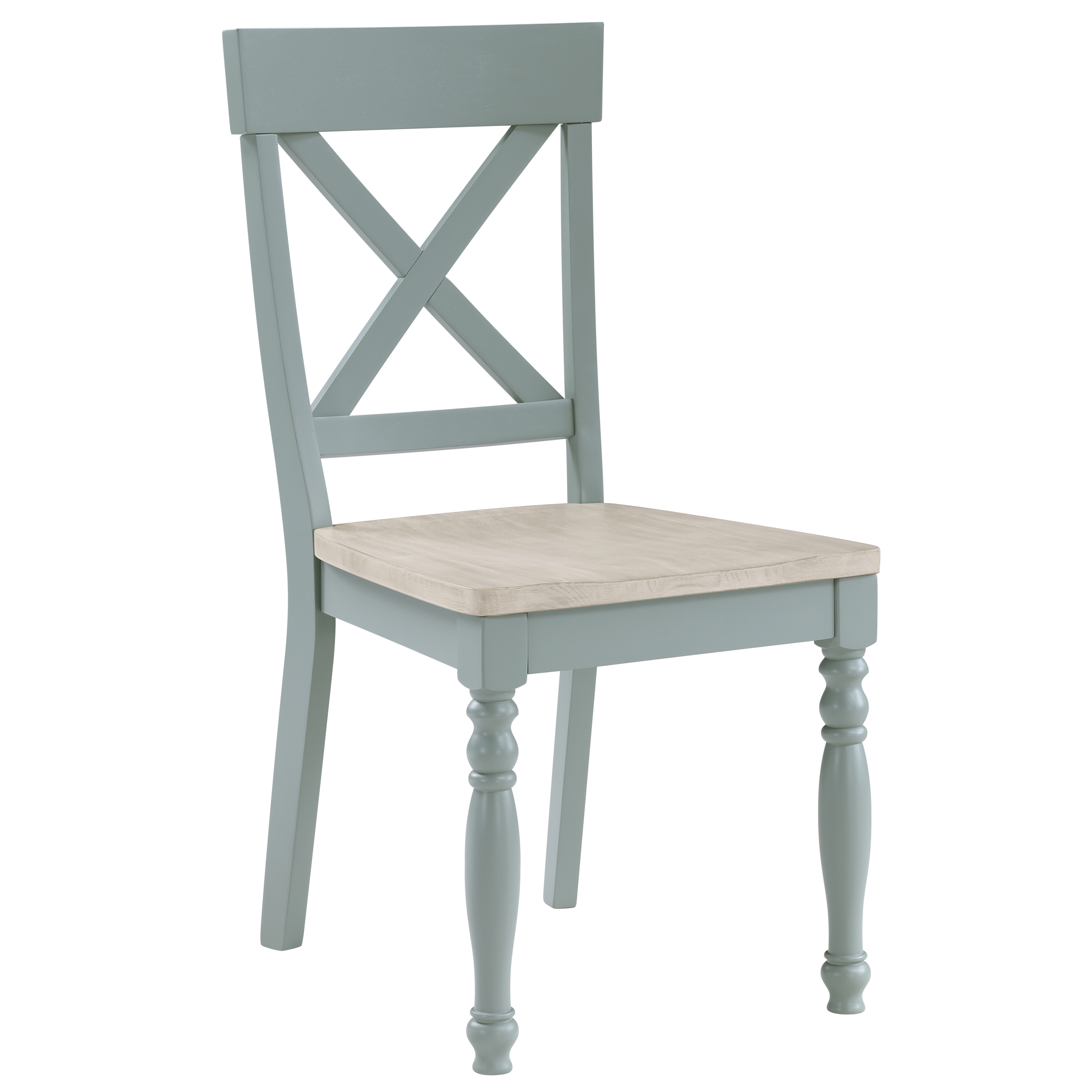 X-Back Side Chair w/Turned Front Legs