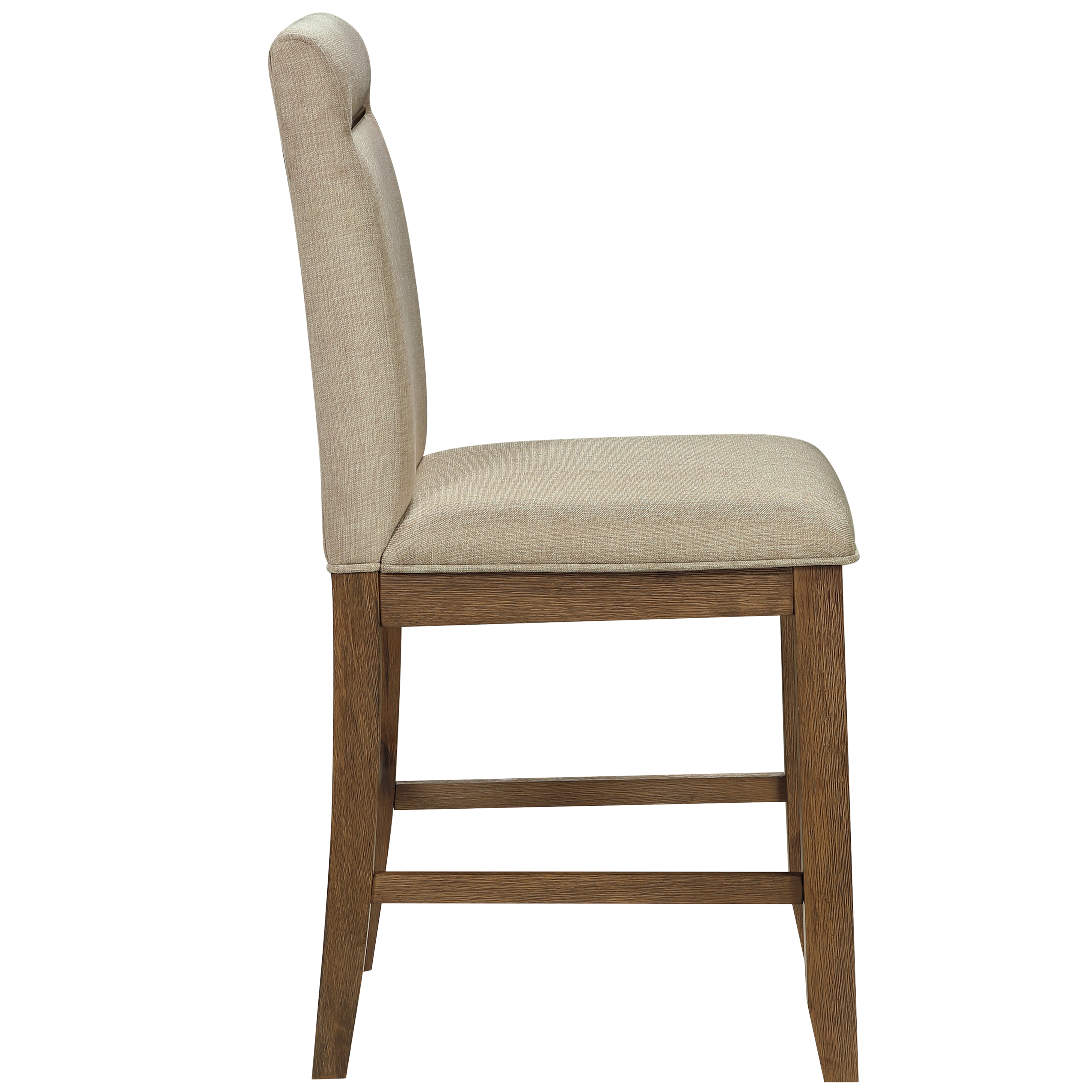 Upholstered Full-Back Counter Stool