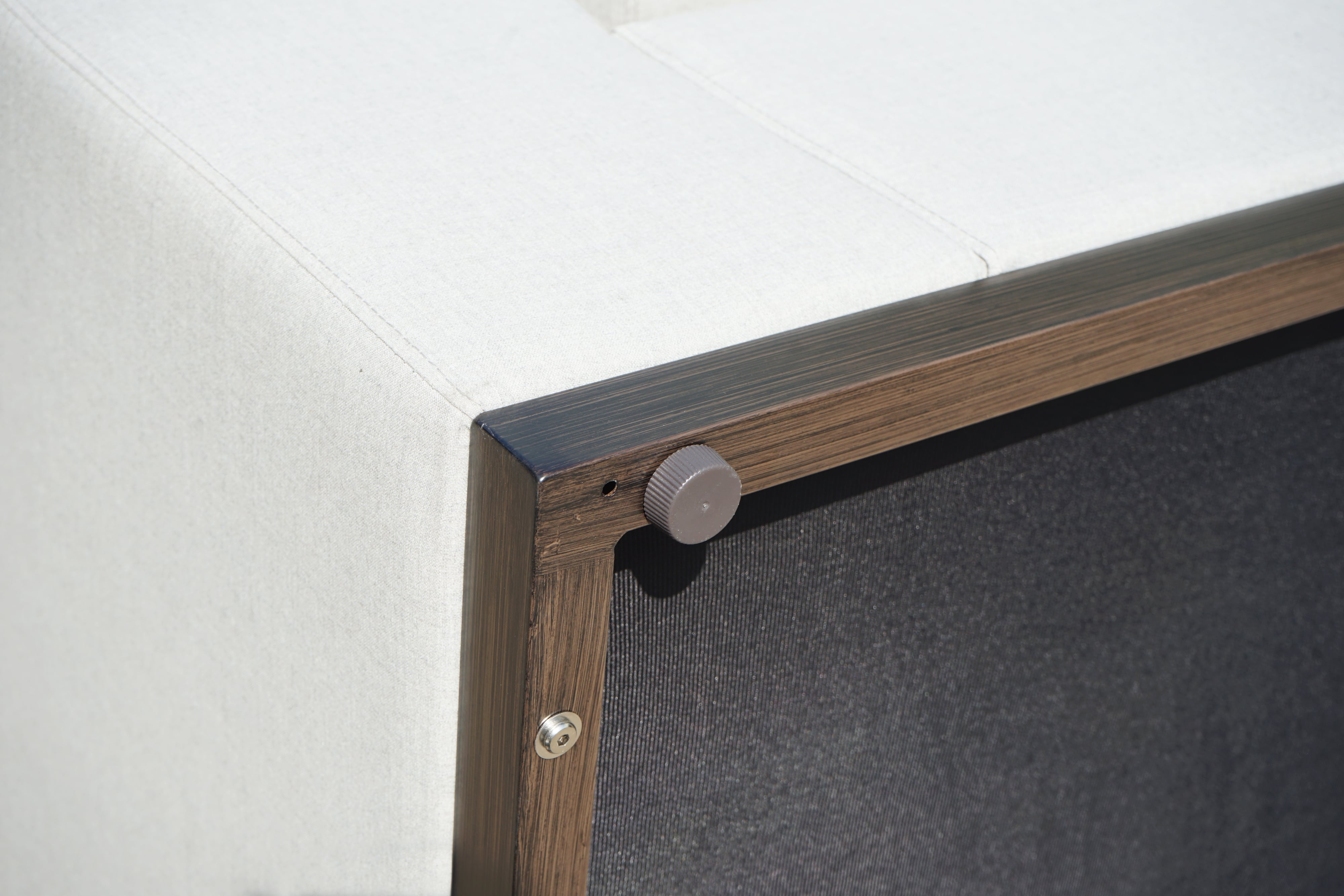 2-Piece Outdoor Chaise Sofa