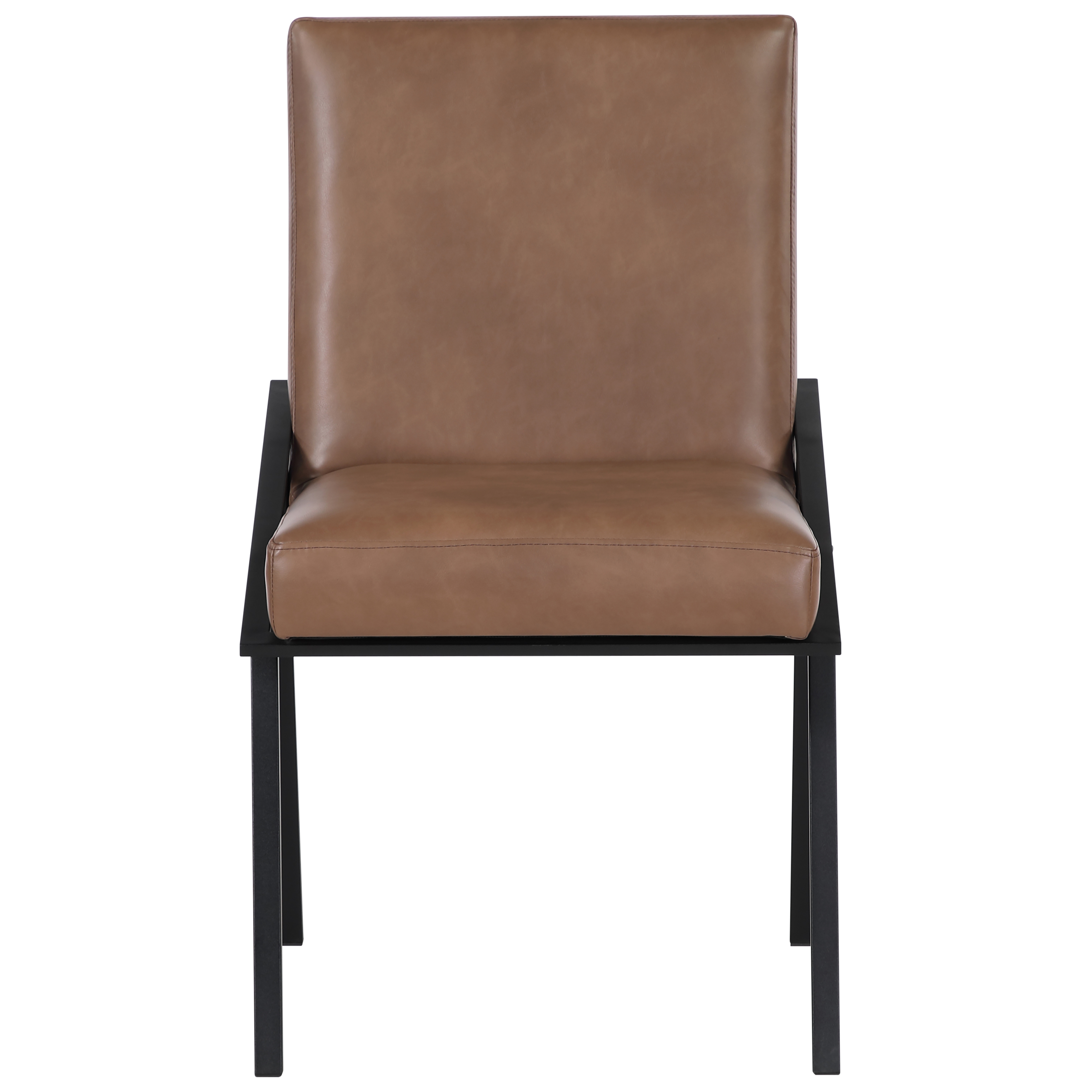 Faux-Leather Versatile Side Chair