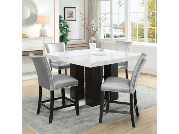 Square 5-Piece Counter Dining Set