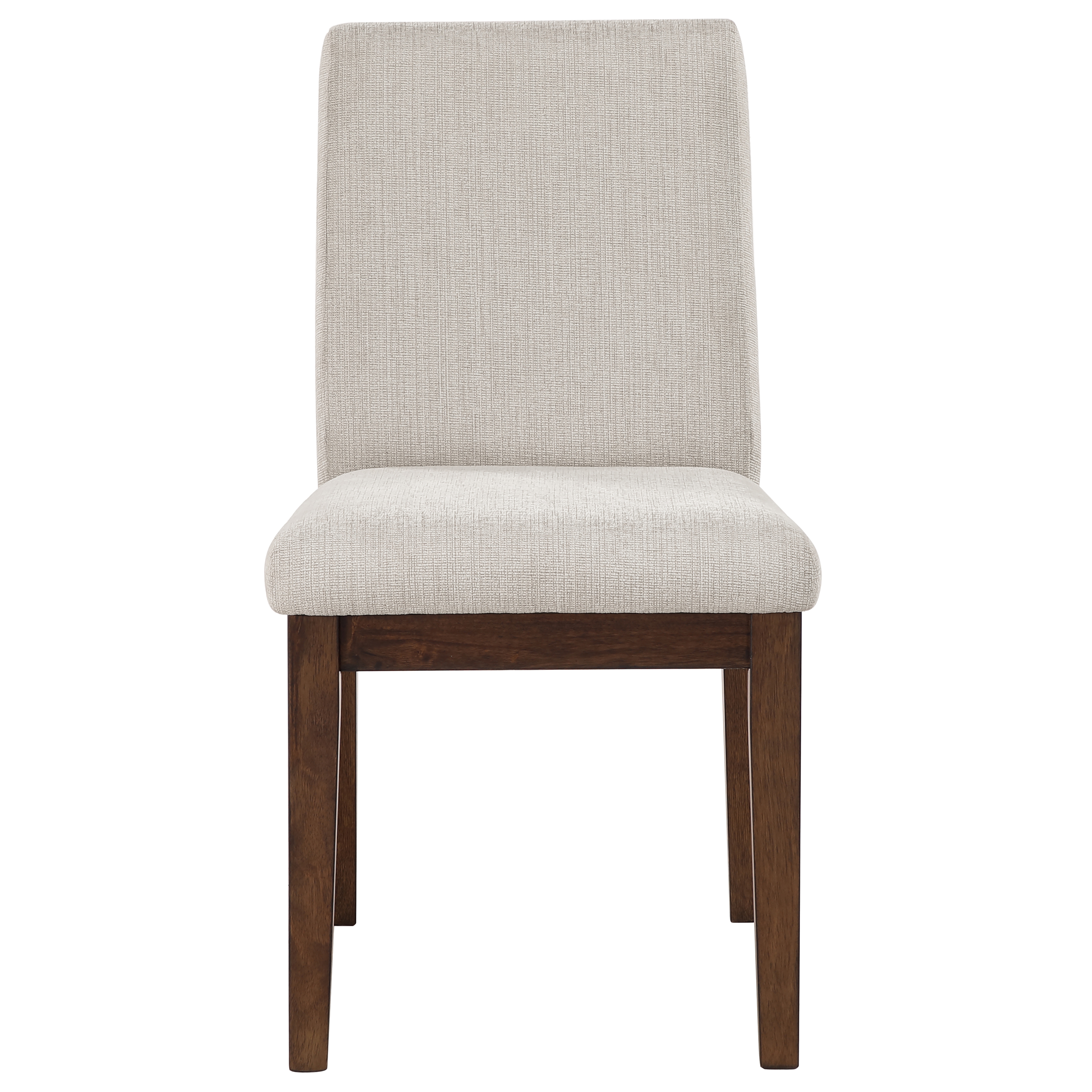 Upholstered Side Chair w/Wood-Trim Back