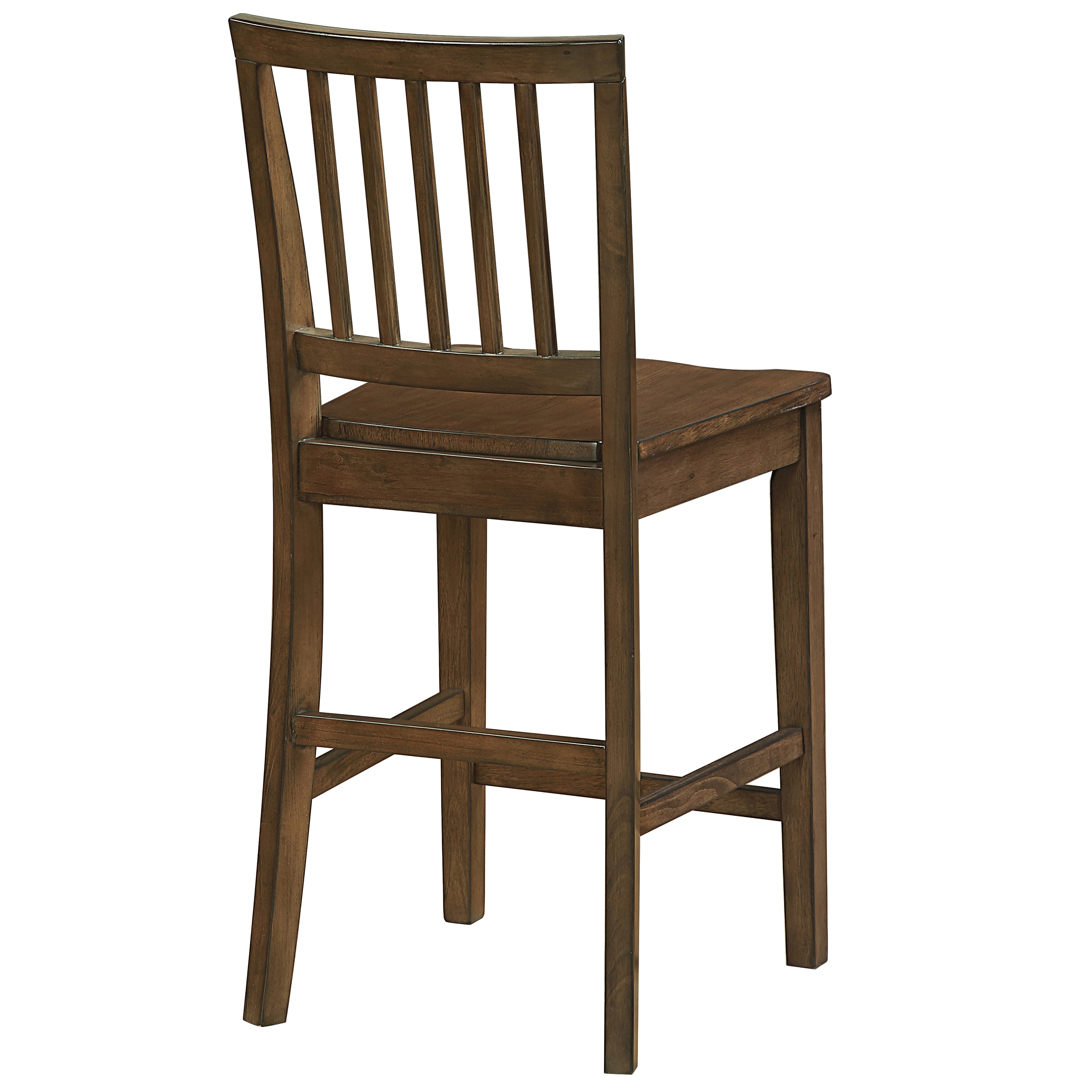 Slat-Back Counter Chair