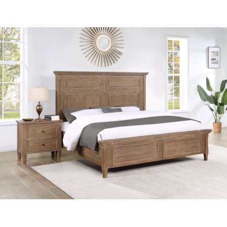 Queen Panel Bed