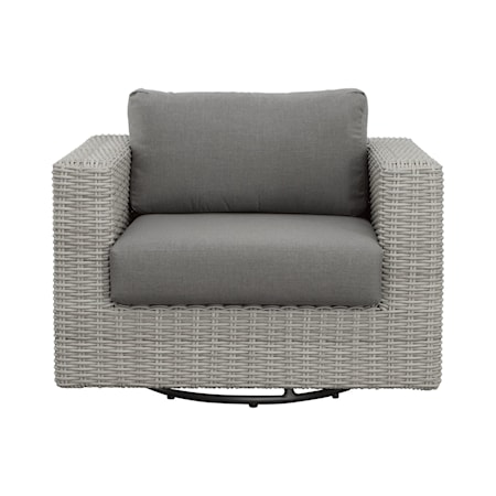 Outdoor Wicker Swivel Chair