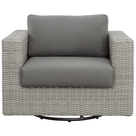Outdoor Wicker Swivel Chair
